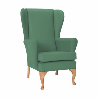 Leckford High Back Chair in Zest Pacific Vinyl