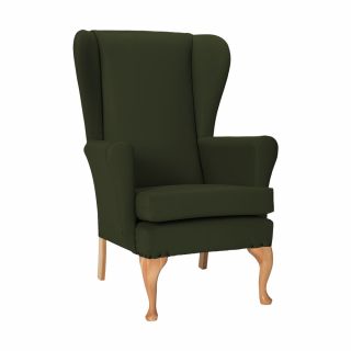 Leckford High Back Chair in Zest Elm Vinyl