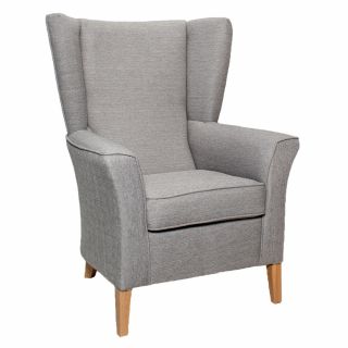 Linwood High Back Chair in Alba Steel