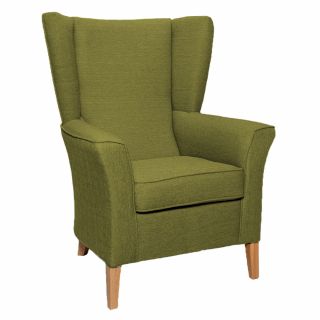 Linwood High Back Chair in Alba Lime