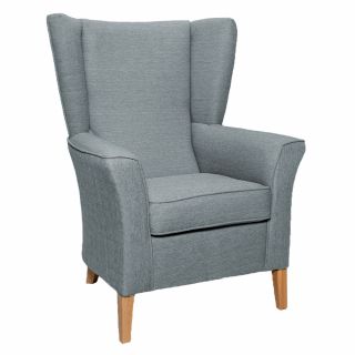 Linwood High Back Chair in Alba Eau De Nil
