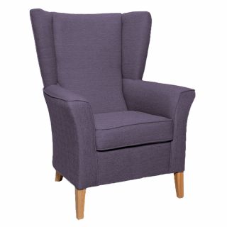 Linwood High Back Chair in Alba Thistle