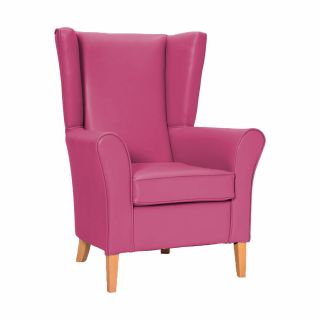 Cranborne High Back Chair in Edison Orchid