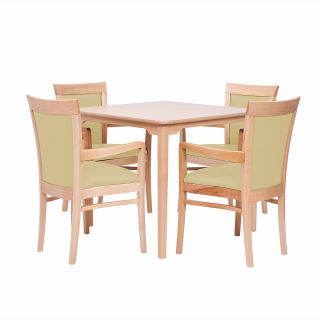 Padbury Square Dining Set in Zest Hay Vinyl - 36" Table