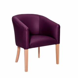 Maya Tub Chair in Rio Plum