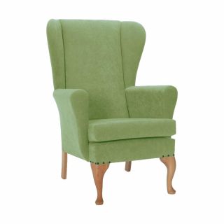 Leckford High Back Chair in Libra Apple Soft Feel