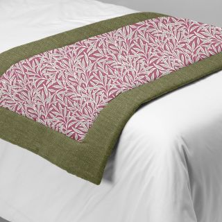 Soft Green Long Padded Bed Runner