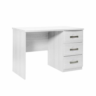 Somerset 3 Drawer Dressing Table in White Ash