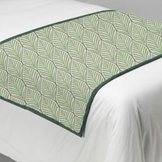Summer Green Long Padded Bed Runner
