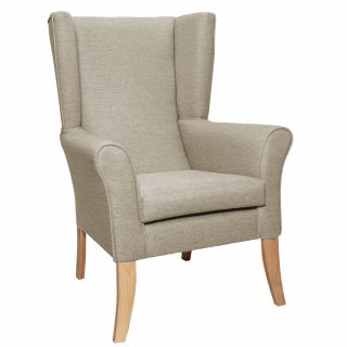Tangley High Back Chair in Alba Wheat