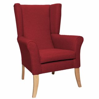 Tangley High Back Chair in Alba Scarlet
