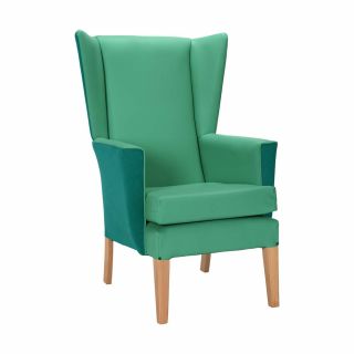 Twyford Chair in Teal & Jade