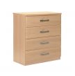 Somerset 4 Drawer Chest in Beech